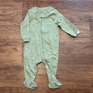 Snoopy Fall Baby Footie Sleeper NWOT Size 3-6 Months